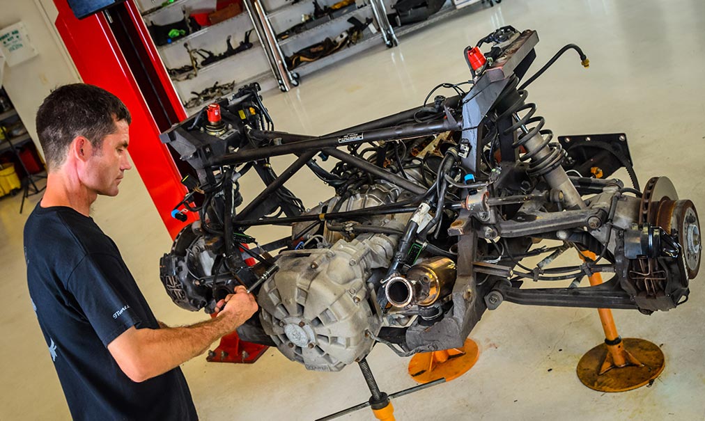 Eric Krukow, owner and operator of F Imports & Exotics, servicing a Ferrari Repair | Exotic Car and Luxury Automotive Service Center Naples, Florida